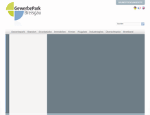 Tablet Screenshot of gewerbepark-breisgau.de